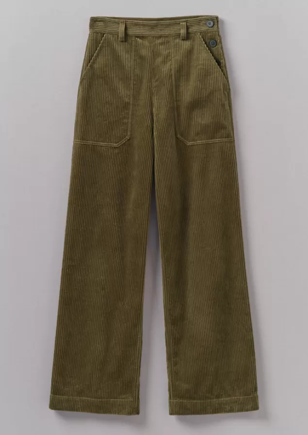 Women Toast Annie Organic Cord Full Length Trousers