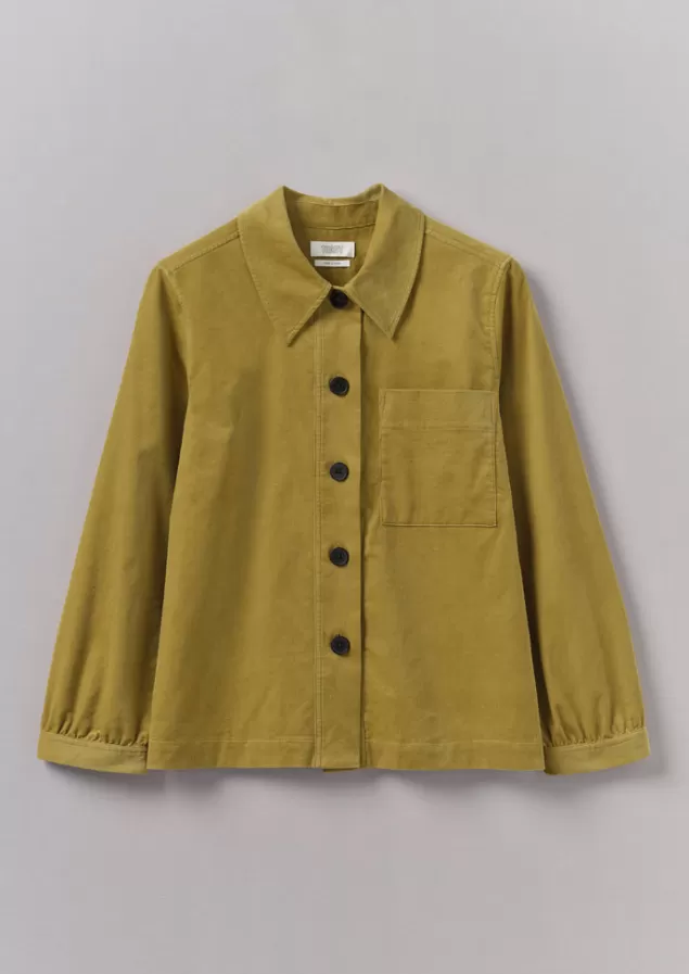Women Toast Baya Patch Pocket Organic Cord Shirt