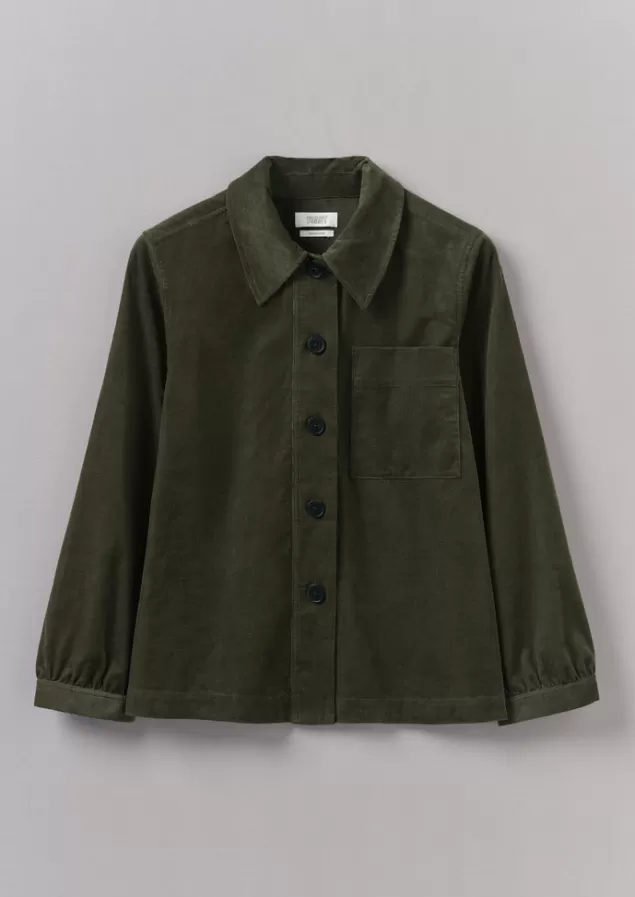 Women Toast Baya Patch Pocket Organic Cord Shirt