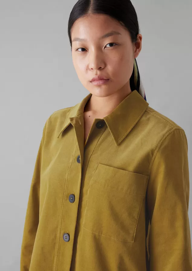 Women Toast Baya Patch Pocket Organic Cord Shirt