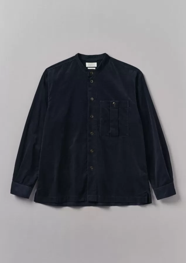 Toast Dropped Shoulder Organic Cord Grandad Shirt