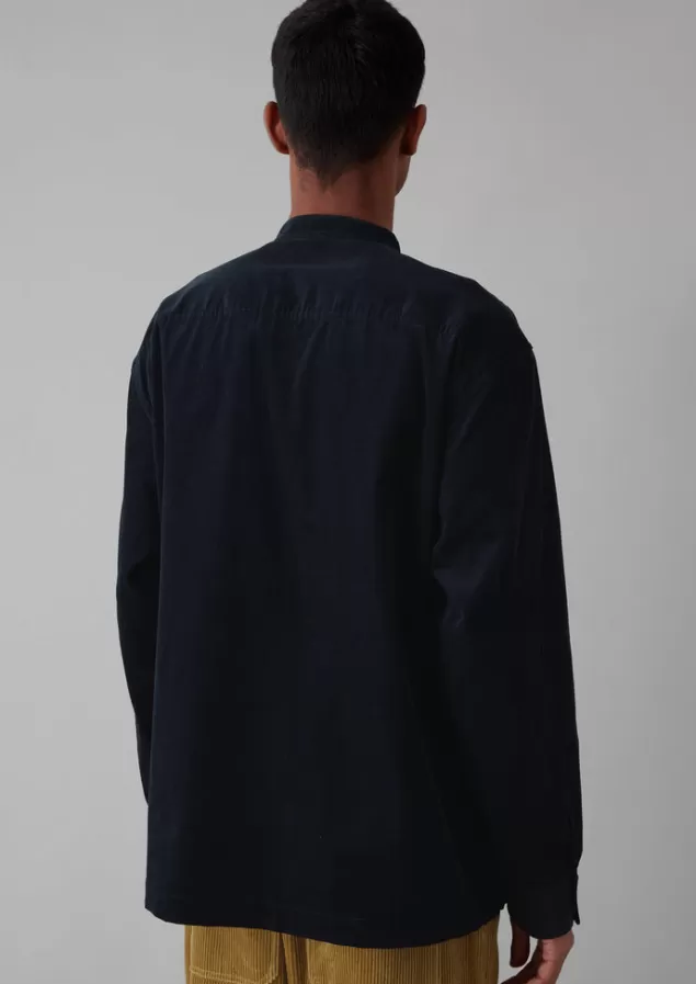 Toast Dropped Shoulder Organic Cord Grandad Shirt